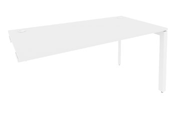 Стол приставной к тумбе O.MP-SPR-4.8 Белый/Белый бриллиант в Екатеринбурге
