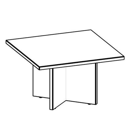 Конференц-стол ТСТ 1212 Z (1200x1200x750) в Ревде - изображение