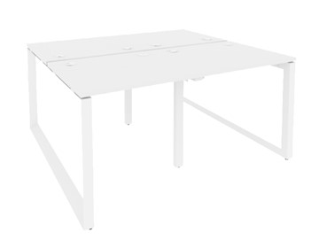 Письменный стол O.MO-D.RS-4.0.8, Белый/Белый бриллиант в Ревде