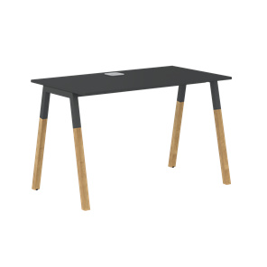Письменный стол FORTA Черный Графит-Черный Графит-Бук  FST 1167 (1180х670х733) в Первоуральске