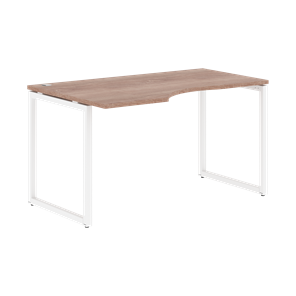 Письменный стол с боковым левым выступом XTEN-Q Дуб-сонома-белый XQCET 149 (L) (1400х900х750) в Первоуральске