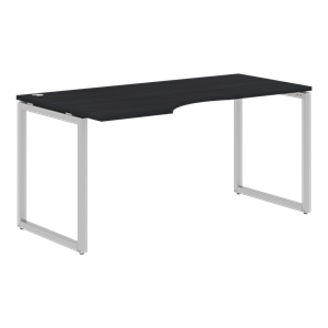 Письменный стол с боковым левым выступом XTEN-Q Дуб-юкон-серебро   XQCET 169 (L) (1600х900х750) в Екатеринбурге