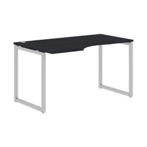 Письменный стол с боковым левым выступом XTEN-Q Дуб-юкон-серебро XQCET 149 (L) (1400х900х750) в Кушве