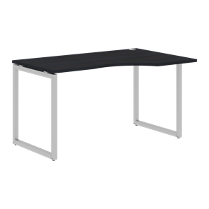 Письменный стол с боковым правым выступом XTEN-Q Дуб-юкон-серебро XQCET 149 (R) (1400х900х750) в Кушве