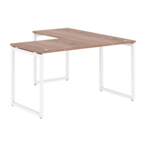 Письменный стол угловой левый XTEN-Q Дуб-сонома- белый XQCT 1415 (L) (1400х1500х750) в Кушве