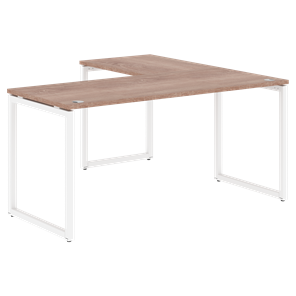 Письменный стол угловой левый XTEN-Q Дуб-сонома- белый XQCT 1615 (L) (1600х1500х750) в Красноуфимске