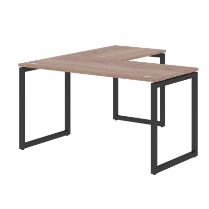 Письменный стол угловой правый XTEN-Q Дуб-сонома- антрацит XQCT 1415 (R) (1400х1500х750) в Первоуральске - изображение