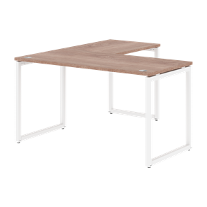Письменный стол угловой правый XTEN-Q Дуб-сонома- белый XQCT 1415 (R) (1400х1500х750) в Каменске-Уральском