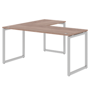Письменный стол угловой правый XTEN-Q Дуб-сонома- серебро XQCT 1615 (R) (1600х1500х750) в Артемовском