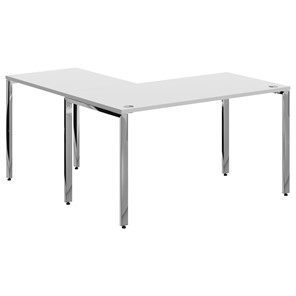 Письменный угловой  стол для персонала правый XTEN GLOSS  Белый  XGCT 1415.1 (R) (1400х1500х750) в Кушве