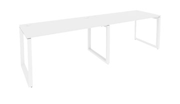 Стол офисный O.MO-RS-2.3.7, Белый/Белый бриллиант в Ревде