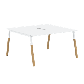 Переговорный стол FORTA Белый-Белый-БукFWST 1313 (1380x1346x733) в Кушве