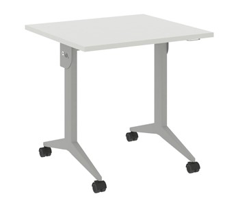 Складной мобильный стол X.M-0.7, Металл серый/Белый бриллиант в Екатеринбурге