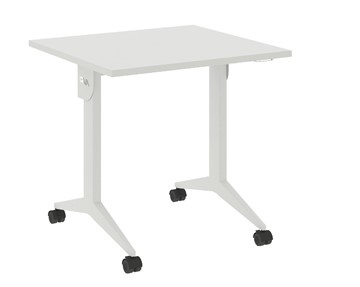 Складной мобильный стол X.M-1.7, Металл белый/Белый бриллиант в Екатеринбурге