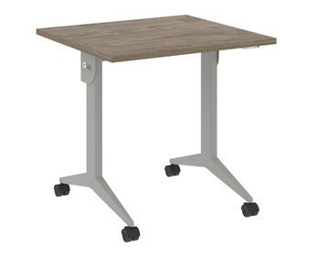 Складной стол X.M-1.7, Металл серый/Тиквуд темный в Ревде