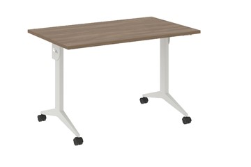 Мобильный стол X.M-3.7, Металл белый/Дуб Аризона в Новоуральске