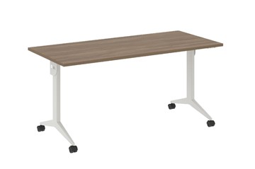 Складной мобильный стол X.M-4.7, Металл белый/Дуб Аризона в Новоуральске