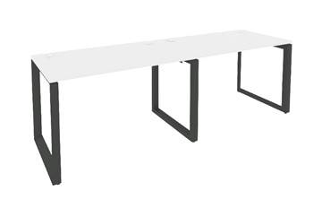 Письменный стол O.MO-RS-2.2.8, Антрацит/Белый бриллиант в Ревде