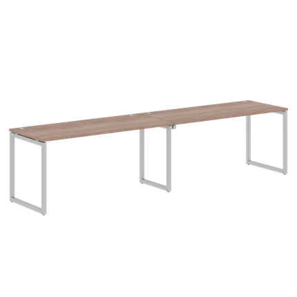 Стол для конференций XTEN-Q Дуб-сонома-серебро XQWST 3270 (3206х700х750) в Екатеринбурге - изображение