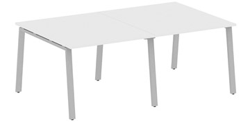 Переговорный стол БА.ПРГ-2.2, Белый/Серый в Богдановиче