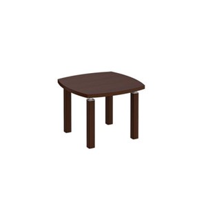 Стол для переговорки Премьер, венге темный (105х105х76) ПР 121 в Кушве