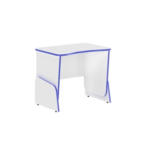 Стол для компьютера Skill STG 7050, Белый /Дельфт (Синий) в Кушве