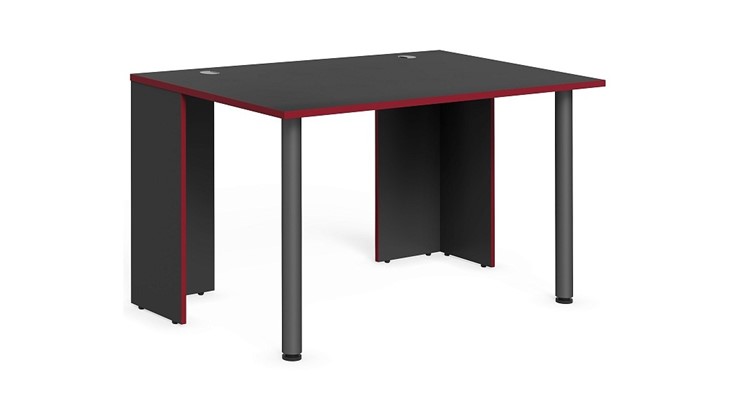 Компьютерный стол SKILLL SSTG 1385.1 , (1360x850x750), Антрацит/ Красный в Кушве - изображение 1
