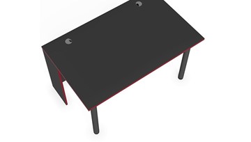 Компьютерный стол SKILLL SSTG 1385.1 , (1360x850x750), Антрацит/ Красный в Кушве - предосмотр 3