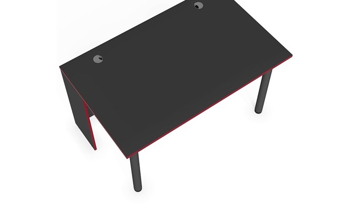 Компьютерный стол SKILLL SSTG 1385.1 , (1360x850x750), Антрацит/ Красный в Ревде - изображение 3