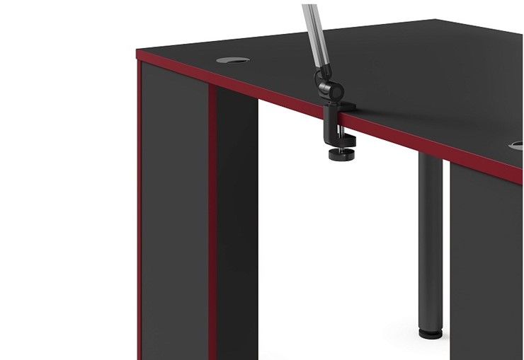 Компьютерный стол SKILLL SSTG 1385.1 , (1360x850x750), Антрацит/ Красный в Ревде - изображение 6