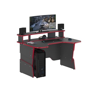 Компьютерный стол SKILLL STG 1390,  Антрацит/ Красный в Кушве
