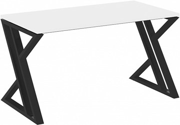 Стол на металлокаркасе Loft VR.L-SRZ-3.7, Белый Бриллиант/Черный металл в Ревде
