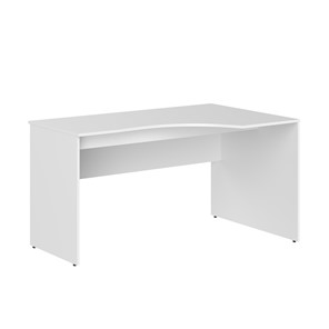 Письменный стол SIMPLE SET-1400 R правый 1400х900х760, белый в Ирбите