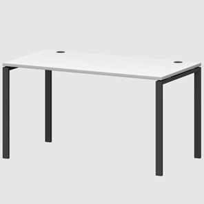 Стол на металлокаркасе Смарт СМС-П-16.73 П25 (Белый/Антрацит) в Ревде