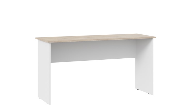 Офисный стол Тип 14, 1400 (Дуб Сонома/Белый Ясень) в Артемовском - изображение 1