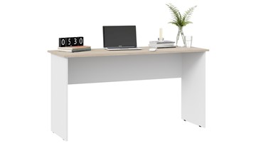 Офисный стол Тип 14, 1400 (Дуб Сонома/Белый Ясень) в Кушве
