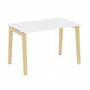 Стол для офиса Onix Wood OW.SP-2.8, Белый Бриллиант/Дуб Светлый в Ревде