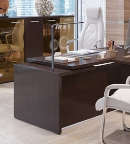 Офисный стол для директора Torr Z, TCT 189R, правый (1800x900x750), венге в Первоуральске - предосмотр 2