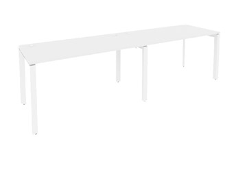 Стол на металлокаркасе O.MP-RS-2.3.8 Белый/Белый бриллиант в Артемовском