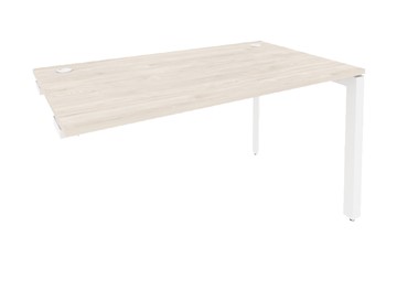 Приставной стол к тумбе O.MP-SPR-3.8 Белый/Денвер светлый в Кушве