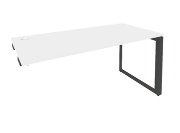 Стол приставка O.MO-SPR-4.8 Антрацит/Белый бриллиант в Асбесте