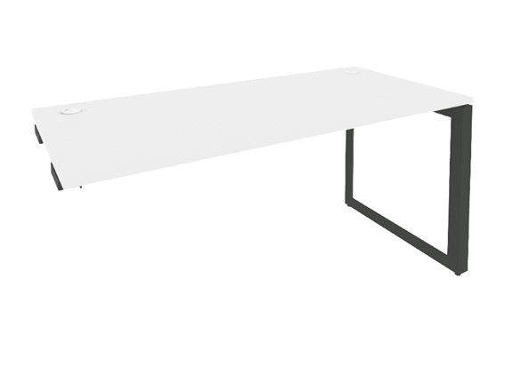 Стол приставка O.MO-SPR-4.8 Антрацит/Белый бриллиант в Ревде - изображение