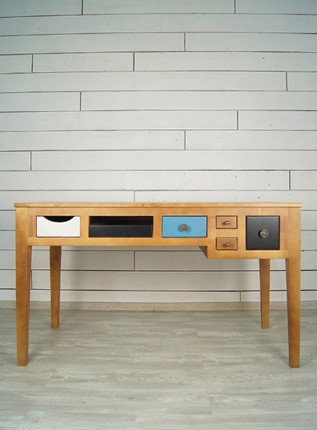 Письменный стол Aquarelle Birch с 6 ящиками (RE-12ETG/4) в Полевском - изображение