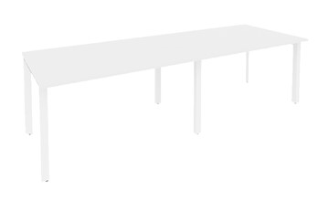 Стол для переговорки O.MP-PRG-2.3 Белый/Белый бриллиант в Екатеринбурге