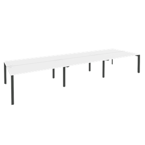 Стол в офис O.MP-D.RS-6.4.7 (Антрацит/Белый бриллиант) в Кушве