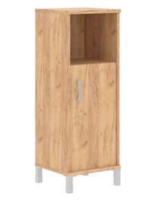 Шкаф для офиса Born В 421.2 R правый колонка средняя с глухой малой дверью 475х450х1286 мм, Дуб Бофорд в Кушве