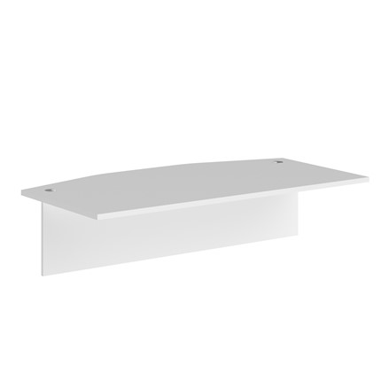 Дополнительный стол полукруглый XTEN Белый  XET 169-1 (1600х867х25) в Кушве - изображение