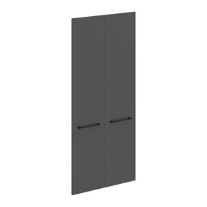 Дверь для шкафчика высокая MORRIS TREND Антрацит/Кария Пальмира MHD 42-2 (844х1900х18) в Екатеринбурге