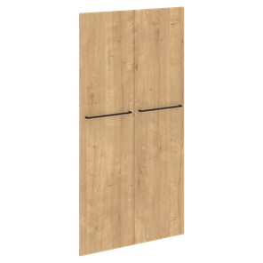 Дверь двойная  глухая средняя LOFTIS Дуб Бофорд LMD 40-2 (790х18х1470) в Кушве