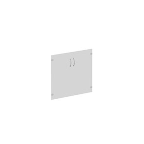 Двери стеклянные низкие прозрачные Комфорт 40x0.4x76 (2шт.) К 622 в Ревде
